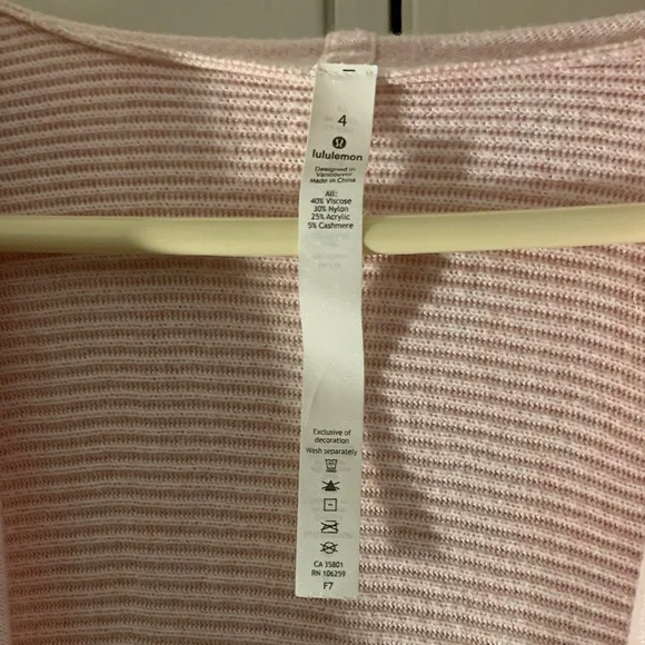 lululemon athletica Light Pink Cardigan - Picture 2 of 6